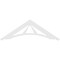 Ekena Millwork Pitch Stanford Architectural Grade PVC Gable Pediment, 72"W x 24"H x 1"P (8/12) GPP072X024X100STA - alternate 3